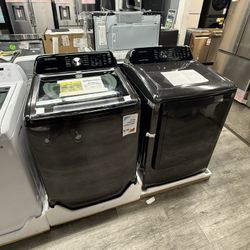 Samsung 4.6 Cubic Ft. Top Load Washer With Agitator And Gas Dryer Laundry Pair💥FINANCING AVAILABLE 💥