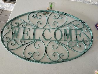 New welcome sign decor