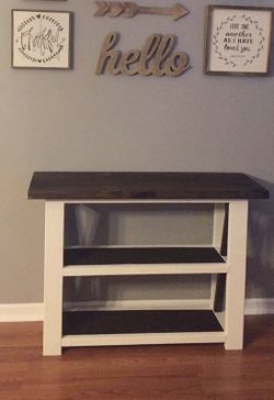 Farmhouse Style entryway/console tables On sale now!