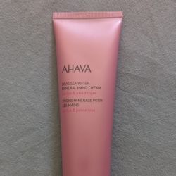 AHAVA Deadsea Water Mineral Hand Cream, cactus & pink pepper, 5.1fl oz / 150 ml