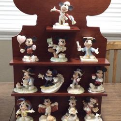 Lenox Walt Disney Mickey Mouse Showcase For All Seasons 12 Figurines …$50 Each