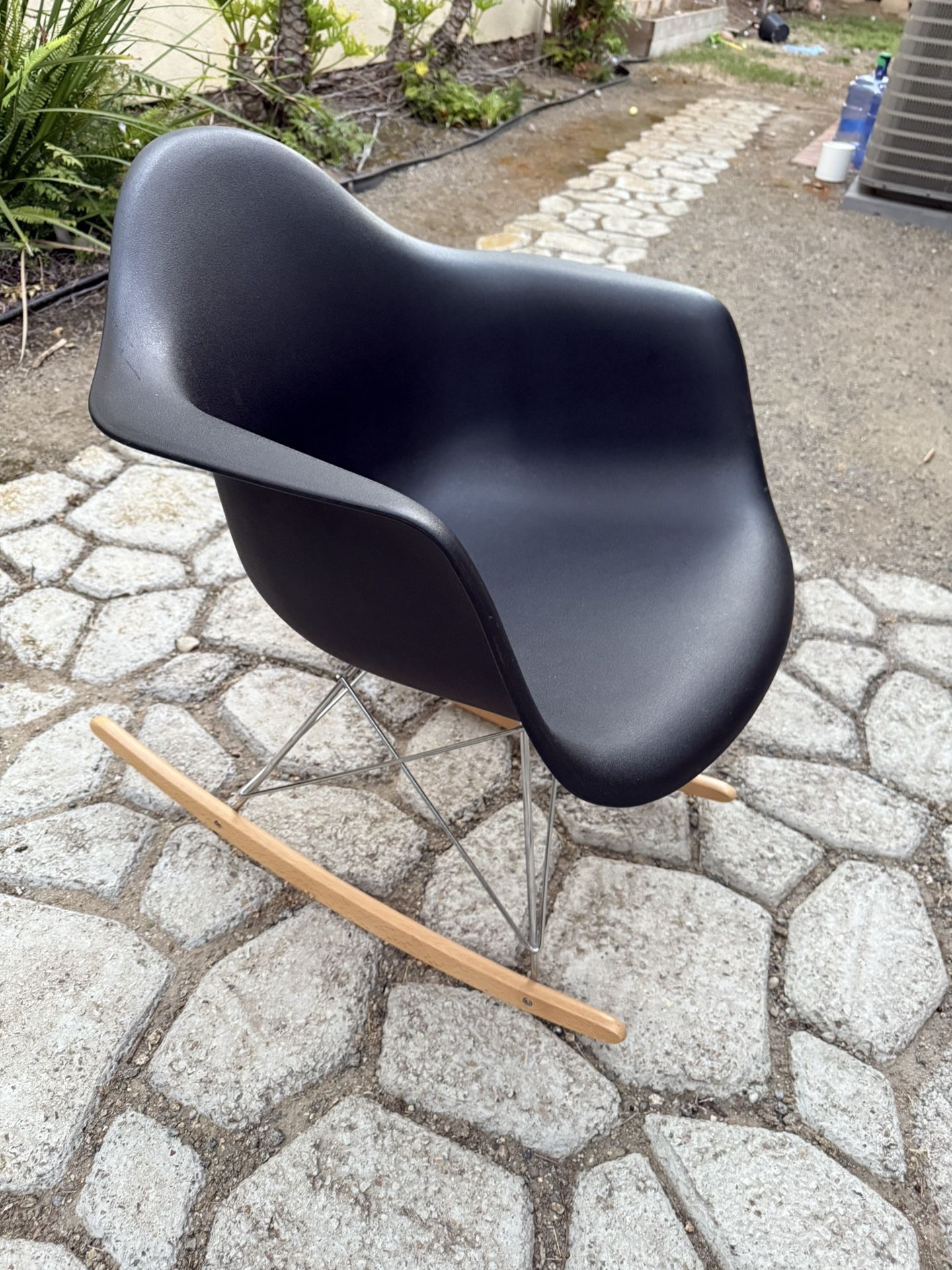 Black Rocking Chair Mid century