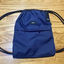 Oakley Street Satchel Bag With 3 Zippered Compartments Blue NEW! 