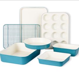 CAROTE 7-Piece Ceramic Baking Pans Set
