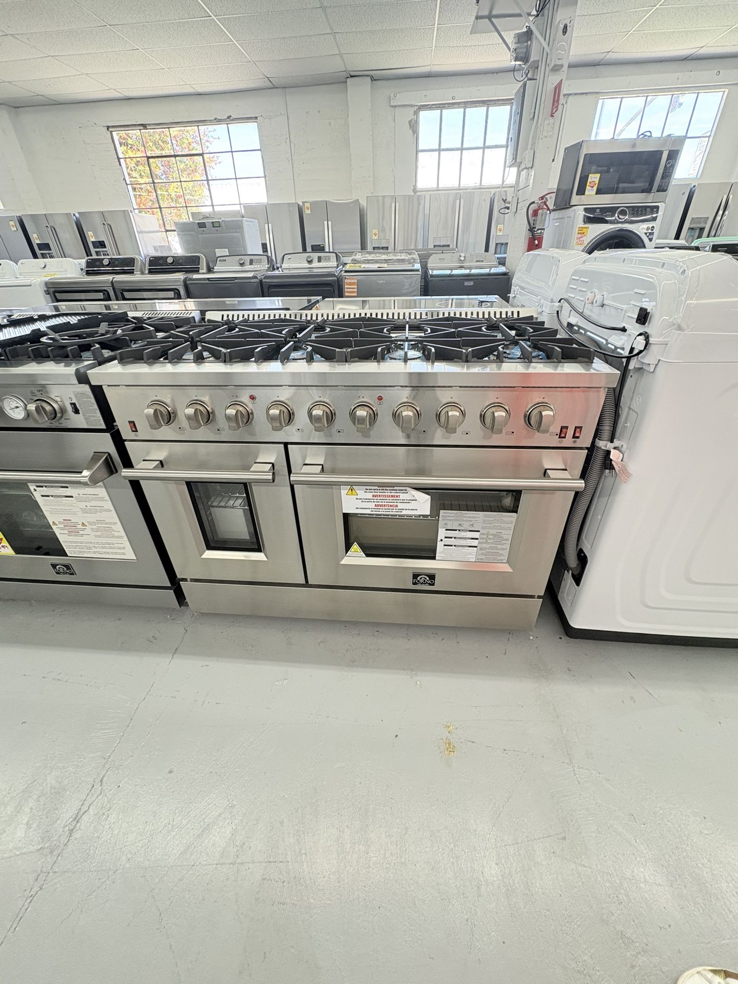 FORNO 48 In Slide In Range /2 Years Warranty