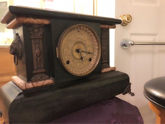 Antique Seth Thomas Adamantine Mantle Clock 1880’s