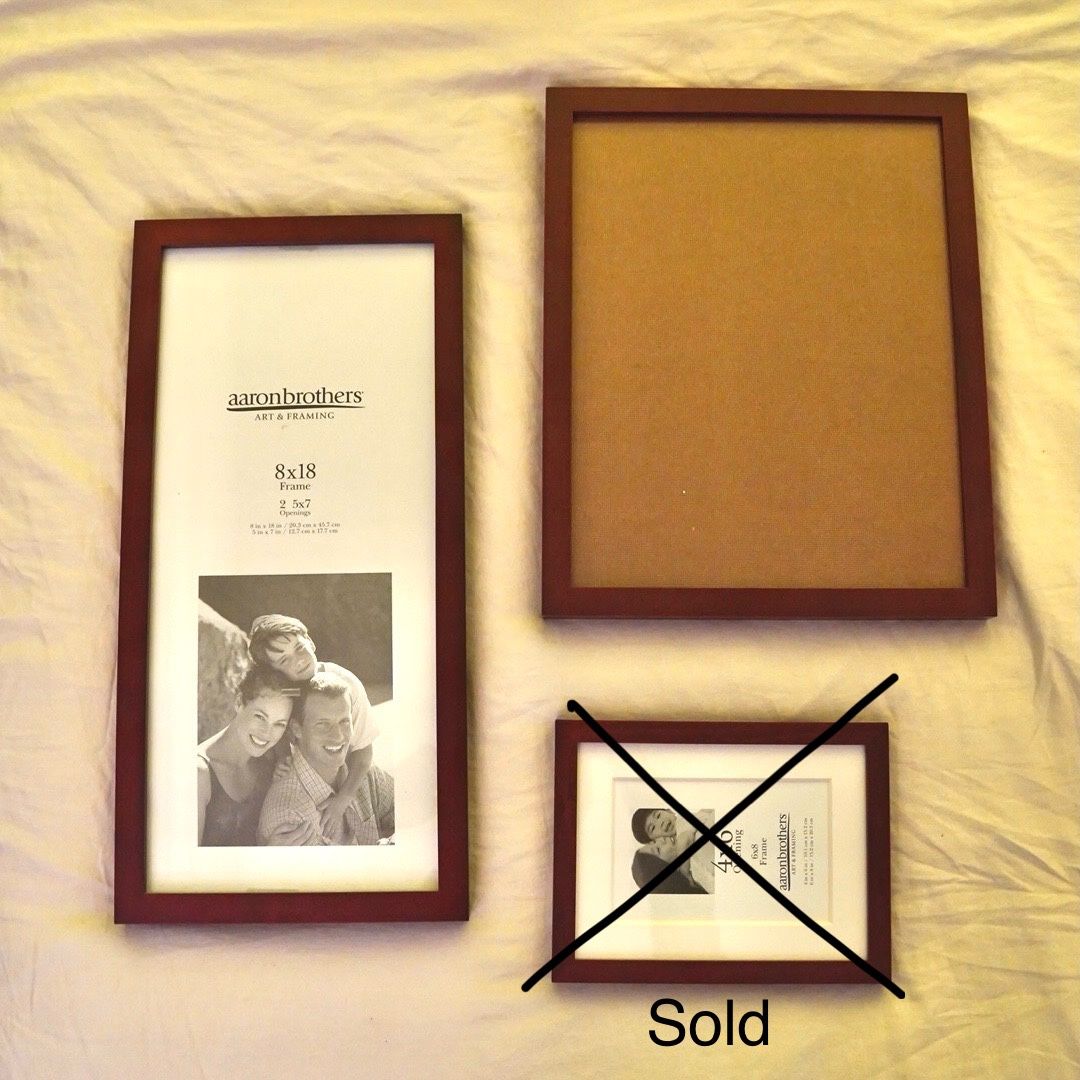 Aaron Brothers Signature Wood Coffee Picture Frames