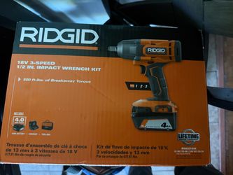 RIDGID 18V 1/2 in. Impact Wrench Kit