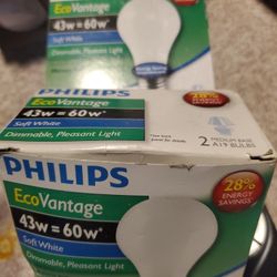 Phillips 4 Bulbs 60w Two Packs Two Packs 