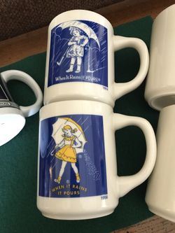 “Vintage” Morton’s salt mug collectibles