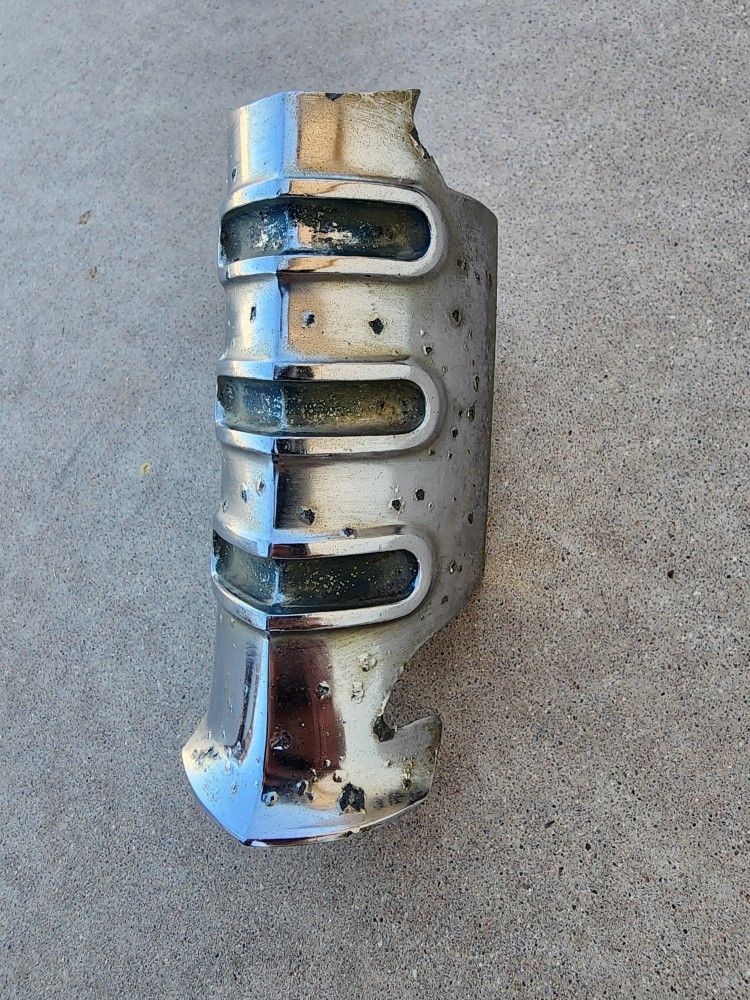 1950 Chevrolet Car Grille Right Verticle Parking Light Trim Molding