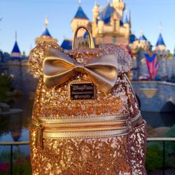 Roe Gold Loungefly Backpack 