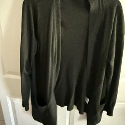 Cielo black cardigan with pockets #cardigan size 1x