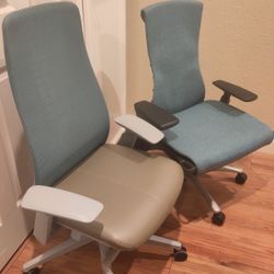 His And Her Matching Pair Custom Ergo Highend Office Chairs