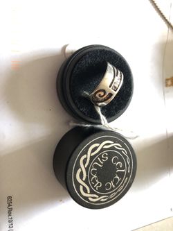 Celtic silver ring
