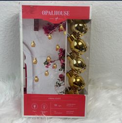 New Outdoor String Lights Gold Color 