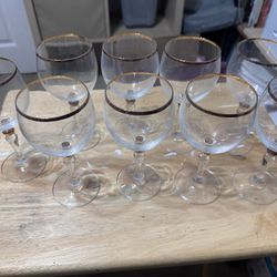 Vintage Bohemia Crystal Glasses