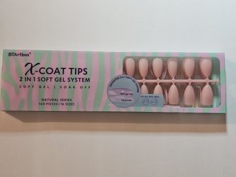 BTArtbox XCOATTIPS Natural Nail Tips 