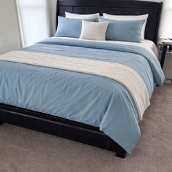 Queen Bed With Mattress And Box Spring