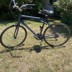 Trek Bike With Tire Pump 