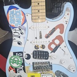 Custom Fender Billie Joe "Blue" Replica