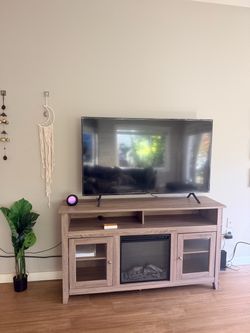 TV along with table
