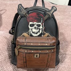 Pirates Of The Caribbean Dead Man Tell No Tales Disney Mini Loungefly Backpack
