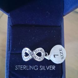 925 Sterling Silver Infinity Ring
