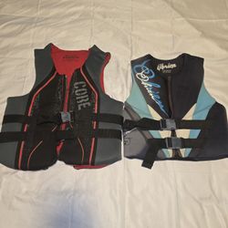 Men’s & Women’s Life Jackets Set - Water Sports - Jet Ski / Kayak / Boat - MUST GO!