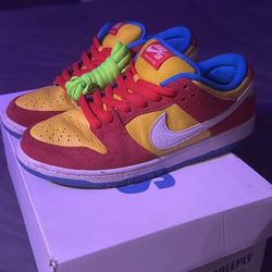 Bart Simpson SB Dunks Size 8.5
