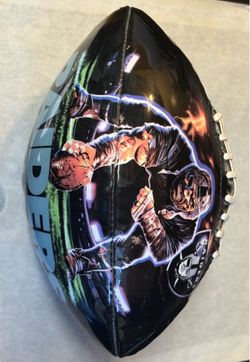 Vintage Raiders Glossy Football