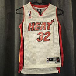 Vintage NBA Miami Heat Shaquille O'Neal Reebok Basketball Jersey #32
