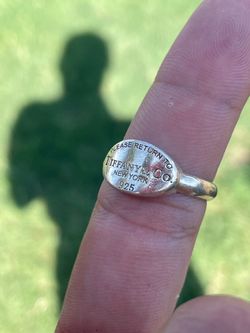 Tiffany & Co. “Please Return To”Sterling Silver Ring