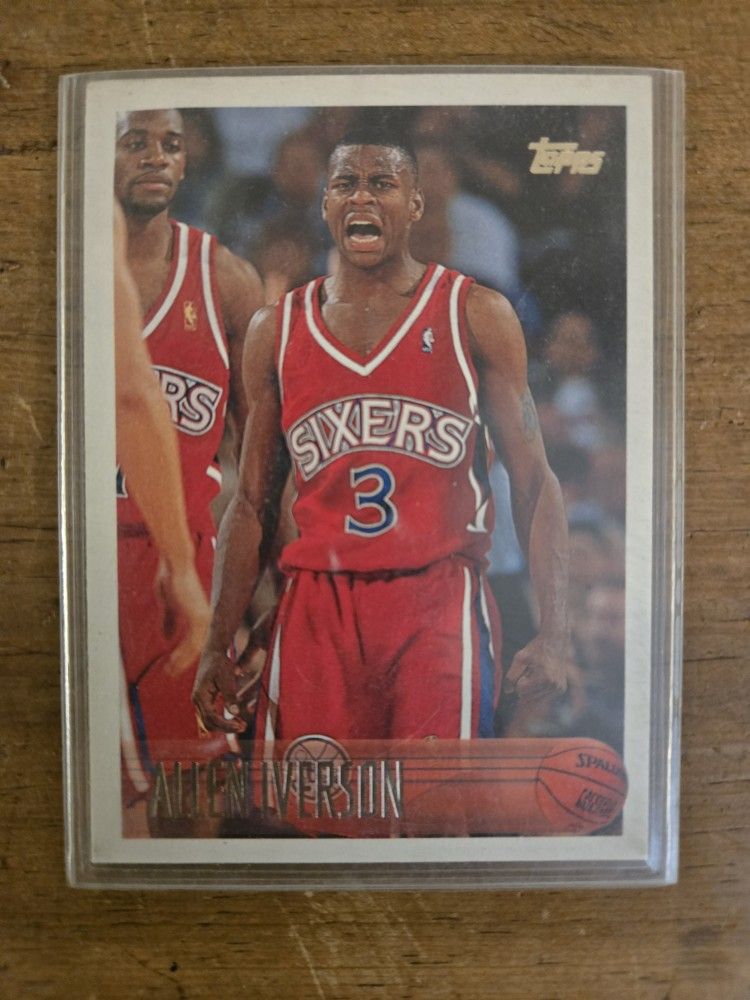 Allen Iverson Topps 1996 Rookie Card