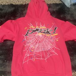 Pink Spider Hoodie