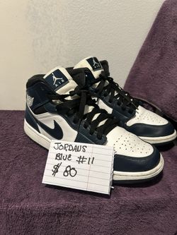 JORDANS blue and white size 11