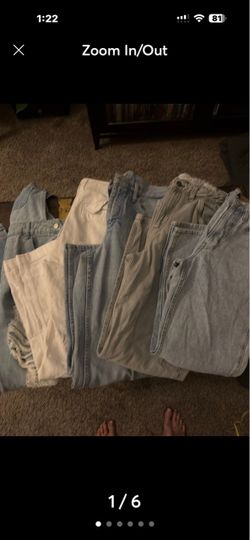 Lot of 5 Women's Jeans Light Wash