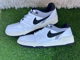 Nike Full Force LO Size 12 Low-Top Sneakers White and Black