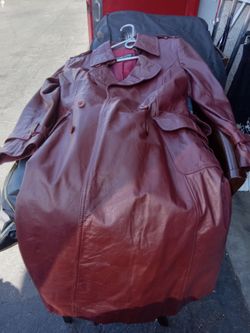 Vintage dark brown trench coat