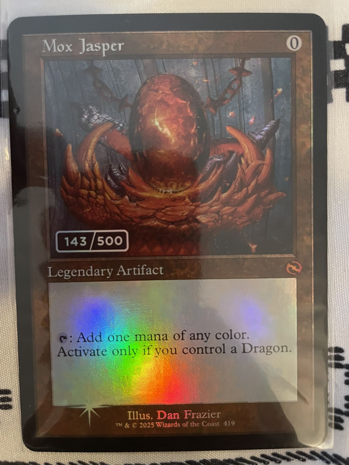 Magic The Gathering Mox Jasper Serial