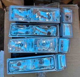 94-98 Chevy C/K Obs Headlights Luces Micas Calaveras Faros Faroles Focos Chevy