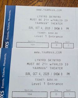 Tickets Lynyrd Skynyrd