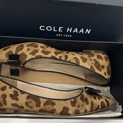 Cole Haan Leopard Flats Women’s 8.5