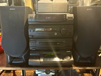Sony LBT-D290 Compact Hi-Fi Stereo System 5-CD Changer Dual Cassette AM/FM