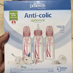 Anti-Colic Dr Browns pink 8oz Bottles 