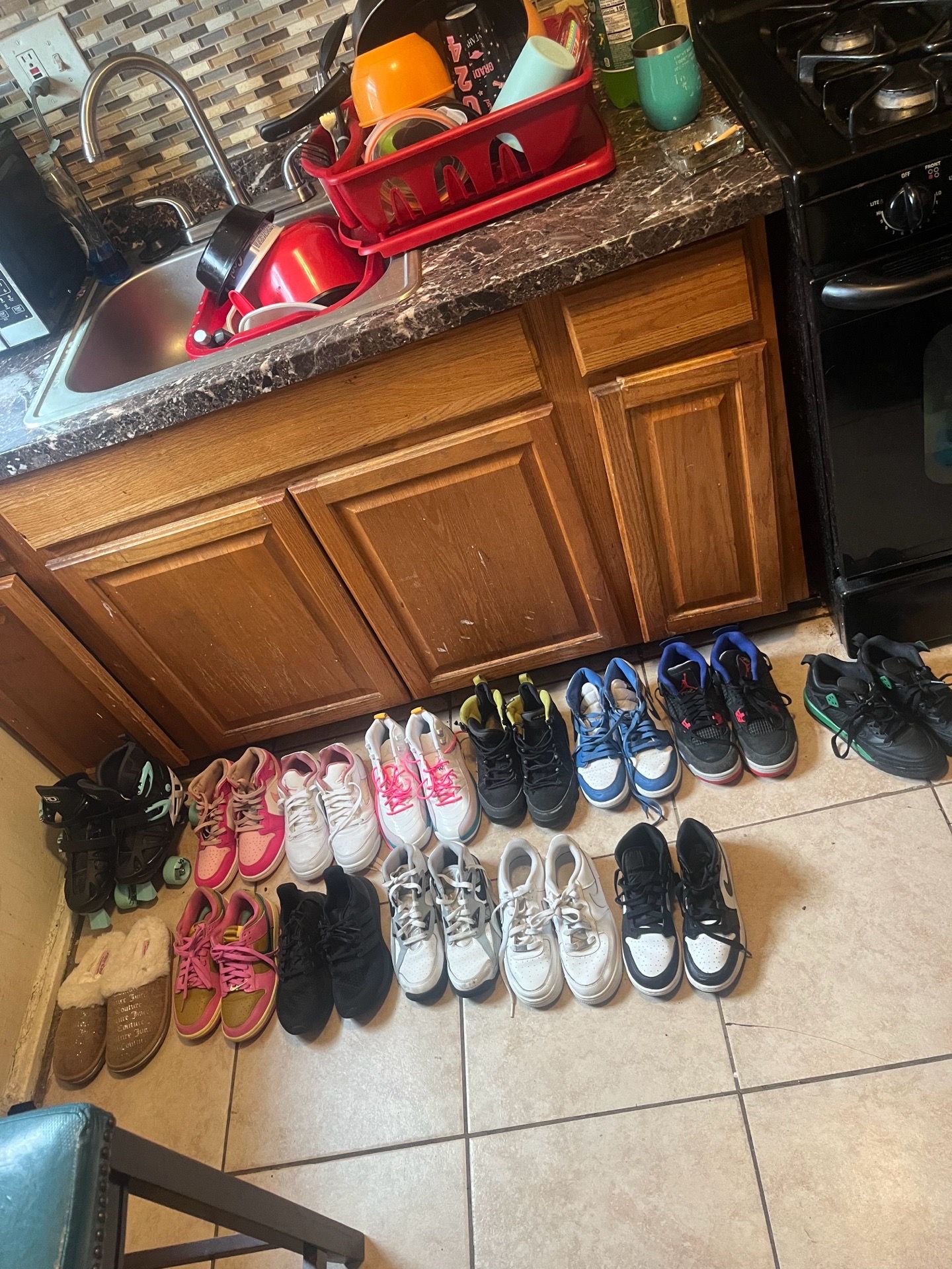 Kid shoes size 5.5 and 6 everything for 200