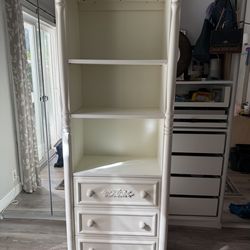 Beautiful Solid Wood Bookshelf with Drawers
