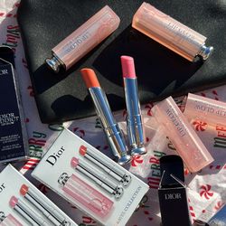 Dior Lip Glow Lipstick Makeup Gift Set Authentic, Retail $90