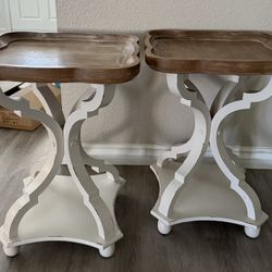 Distressed Farmhouse End Tables