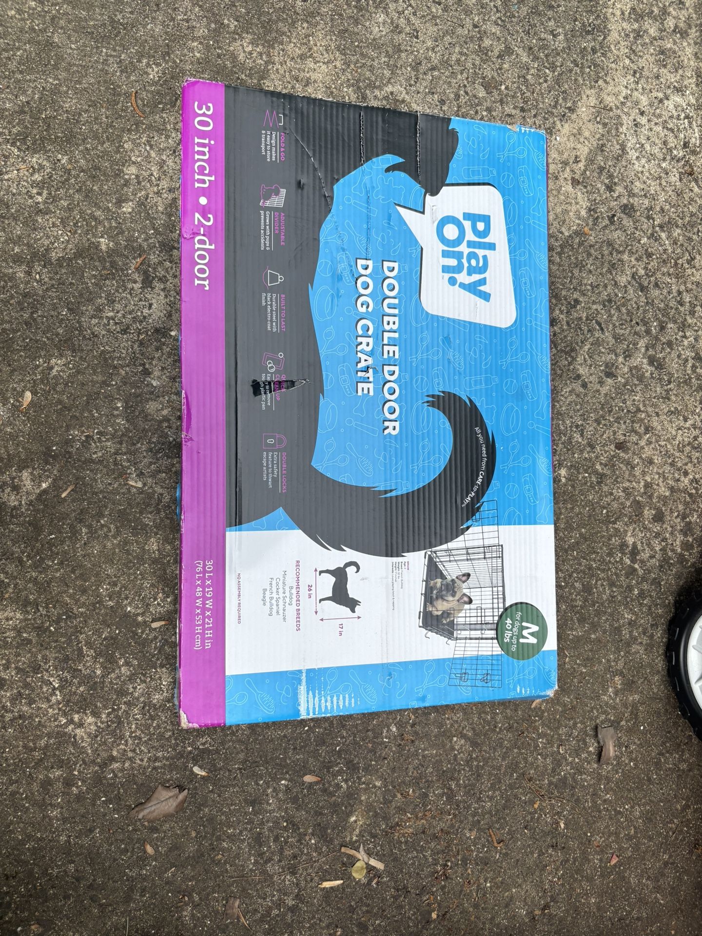 Double Door Dog Crate